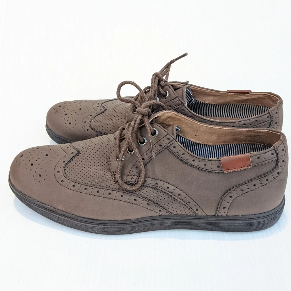 MADDEN Rusell genuine leather wingtip Oxford Loafers